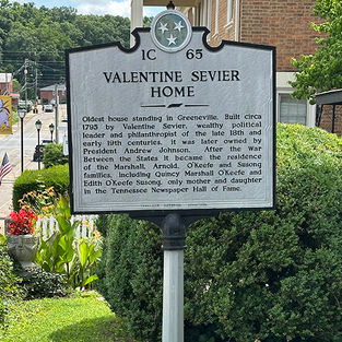 Valentine Sevier Home Historical Marker