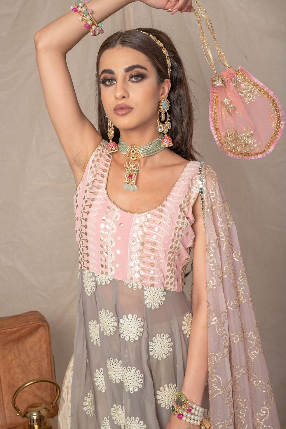 Thumbnail: The Net Pink Potli Bag