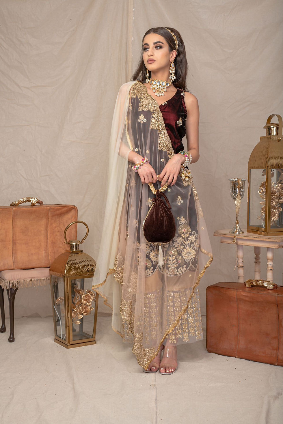 Thumbnail: The Royal Velvet Potli Bag