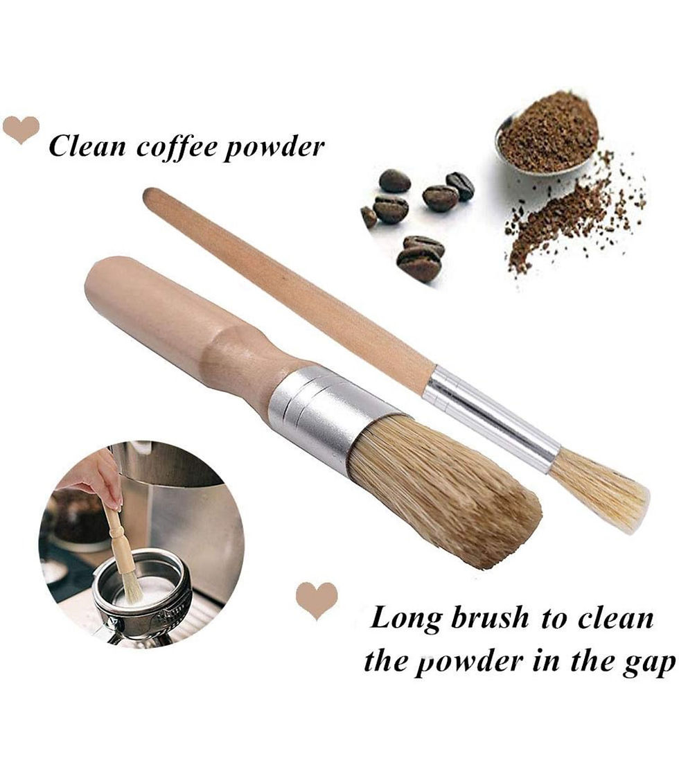 Thumbnail: Coffee Machine Cleaning Brush Set 4 Pieces
