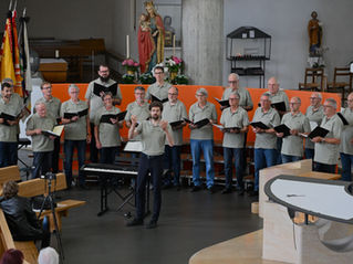 Der Männerchor Kappel am Chorfest Schwarzbubenland-Laufental