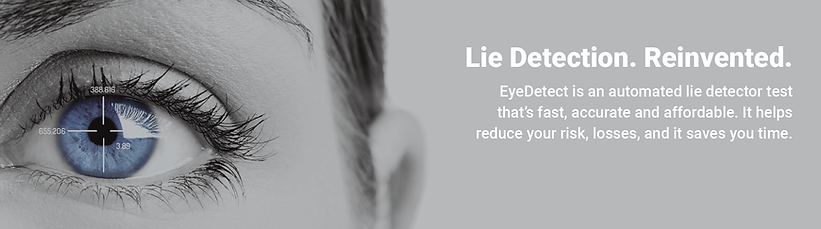 Blue eye close up with measurements. Lie Detection. Reinvented. Lie Detection Australia. Lie detector test.