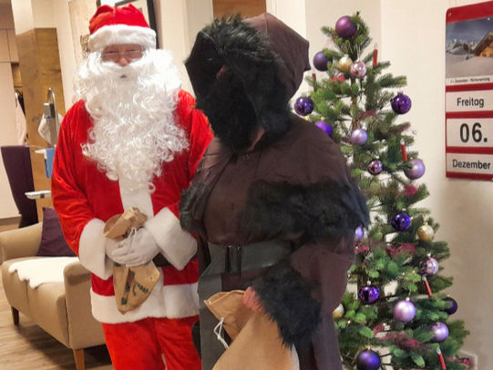 Nikolaus und Krampus in der Tagespflege