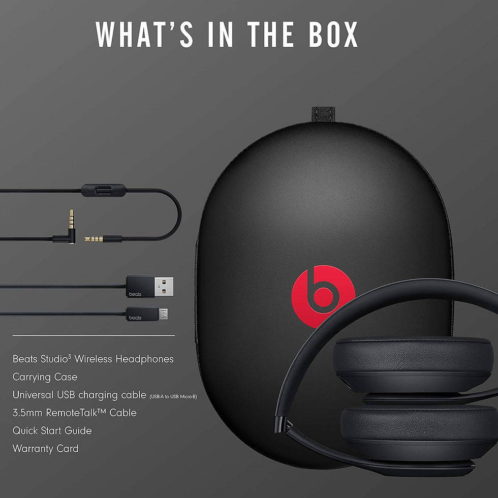 Thumbnail: Beats Studio 3 Wireless Over-Ear Headphones  Matte Black