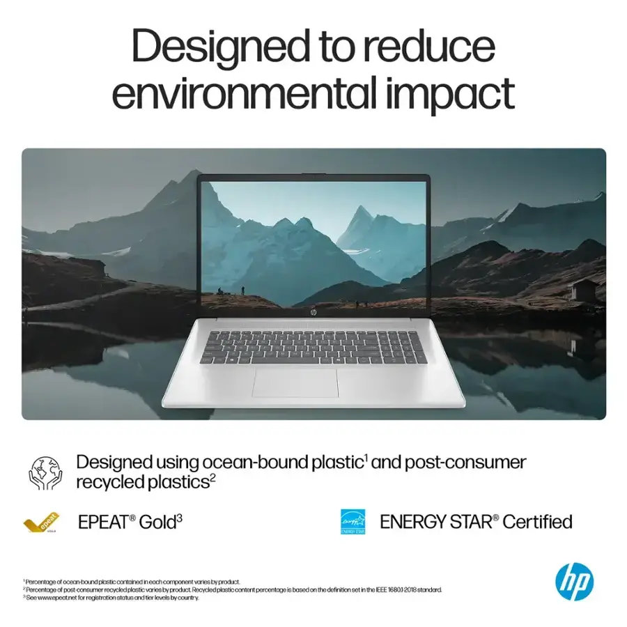 Thumbnail: HP 17.3" HD+Intel Core i3 8GB 256GB SSD