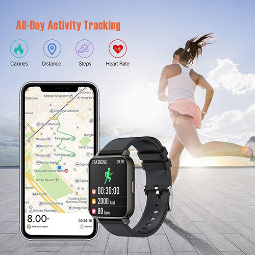 Rinsmola Smart Watch Unisex 1.69'' With Blood Pressure Monitor | Unbeatable  Gadgets