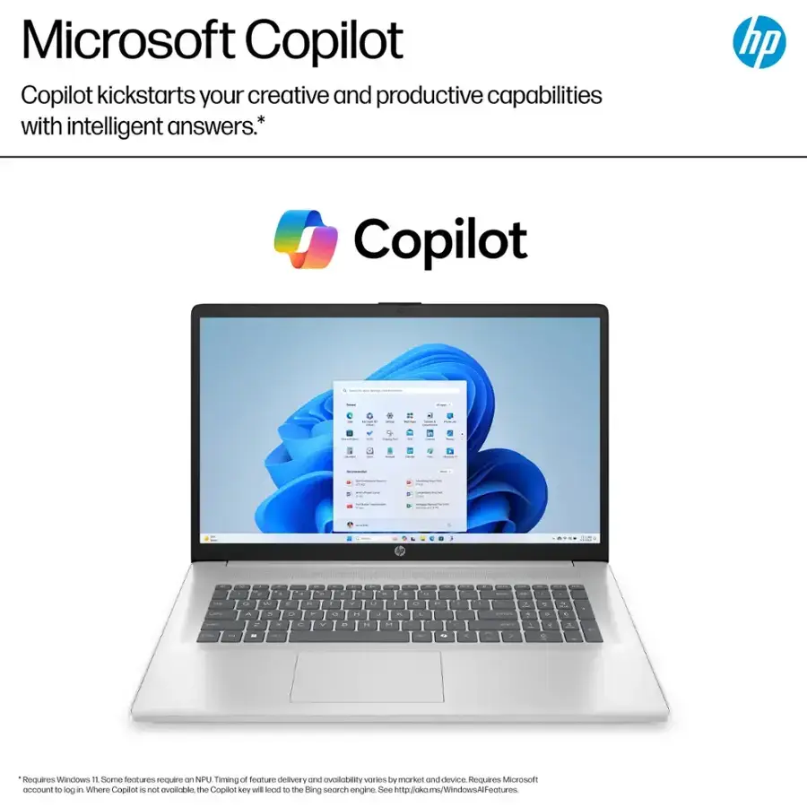 Thumbnail: HP 17.3" HD+Intel Core i3 8GB 256GB SSD