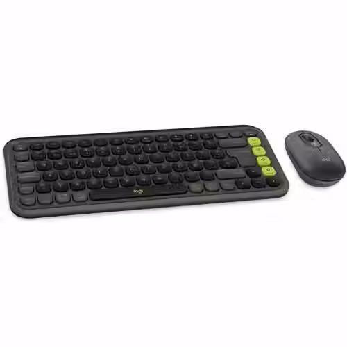 Miniatura: Kit de Teclado y Mouse Logitech POP Icon, Inalámbrico, Bluetooth, Gris, Español
