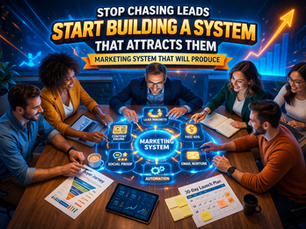 Stop Chasing Leads. Start Building a System That Attracts Them -Marketing System That Will Produce