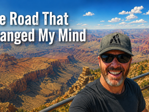 A road stretching into the distance, symbolizing freedom, faith, technology, and the journey of entrepreneurship.