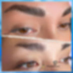 Close-up view of a microblading tool on a clean workstation