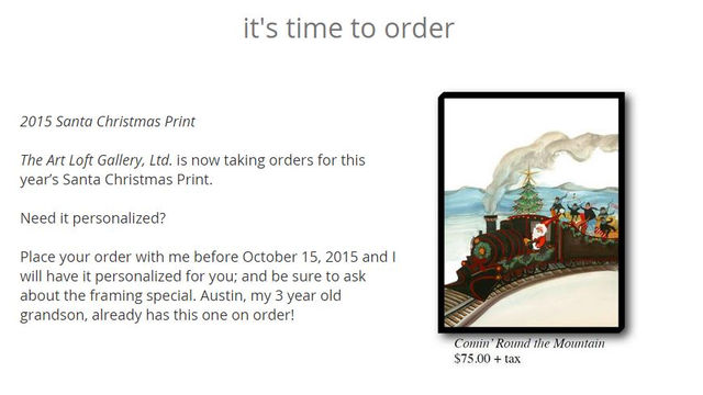 it's time to order
