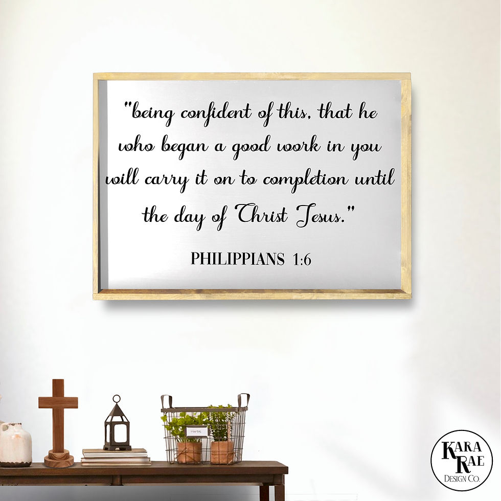 Thumbnail: Began a Good Work | Wood Sign