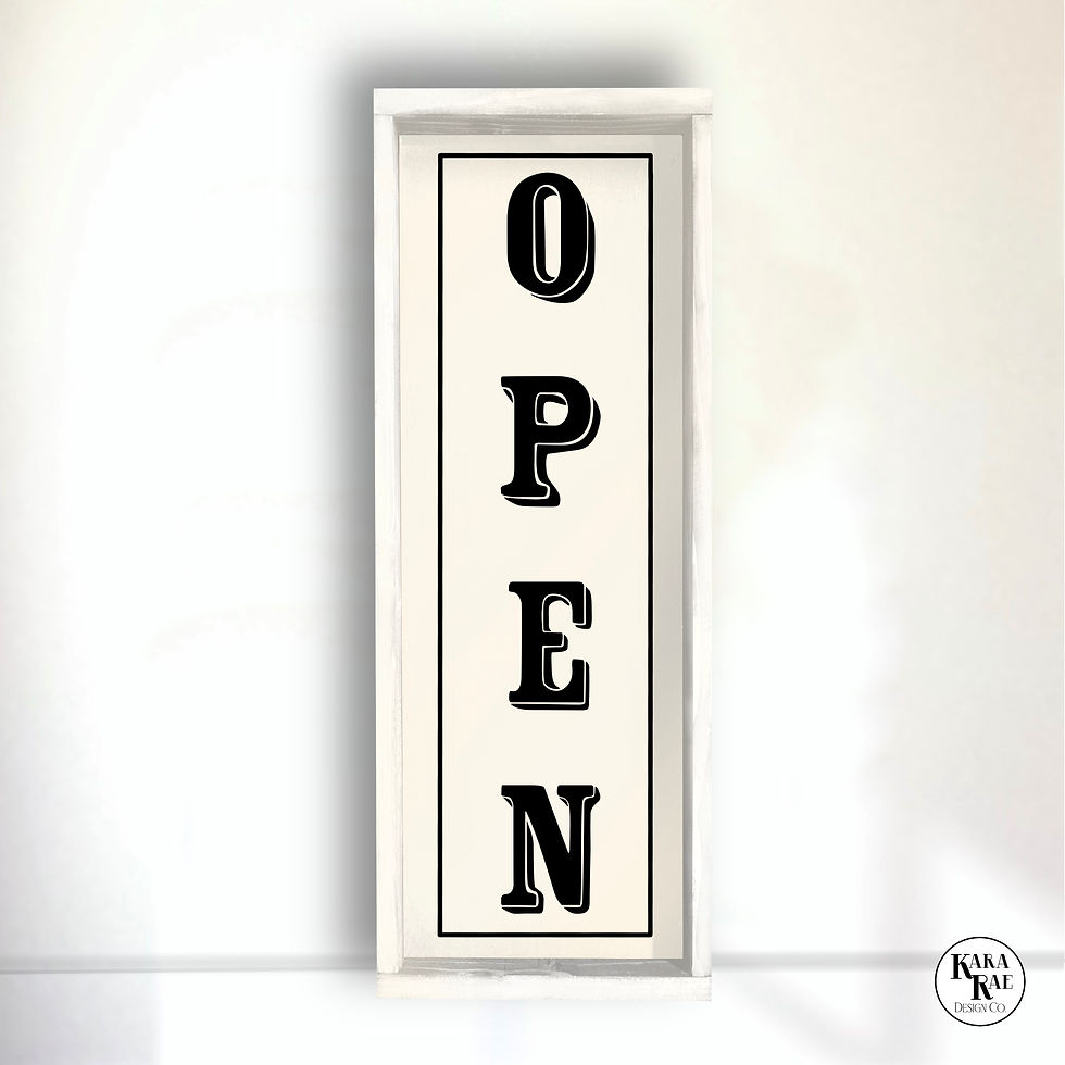 Thumbnail: Open | Wood Sign