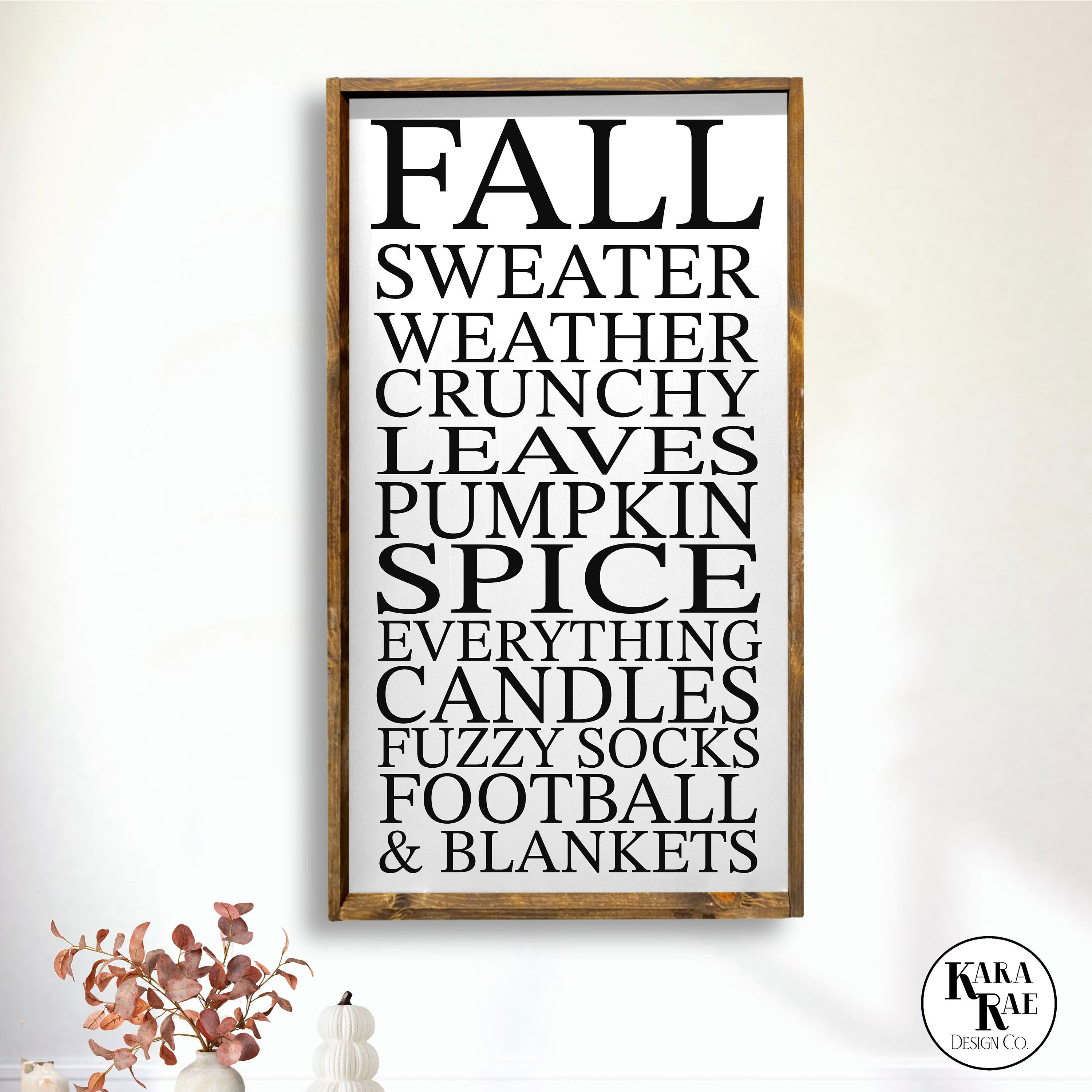 Fall Sweater Weather | Wood Sign | Fall Decor | Fall Sign