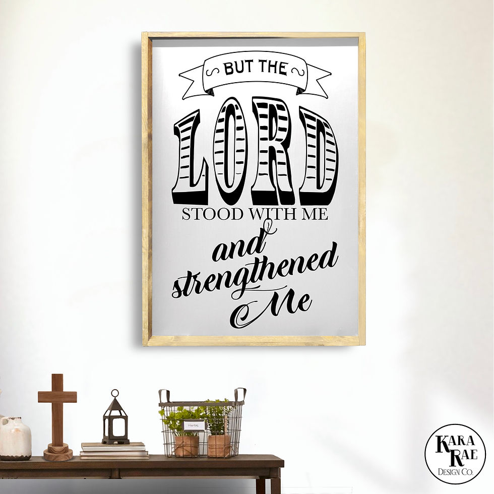 Thumbnail: Lord Strengthen Me | Wood Sign