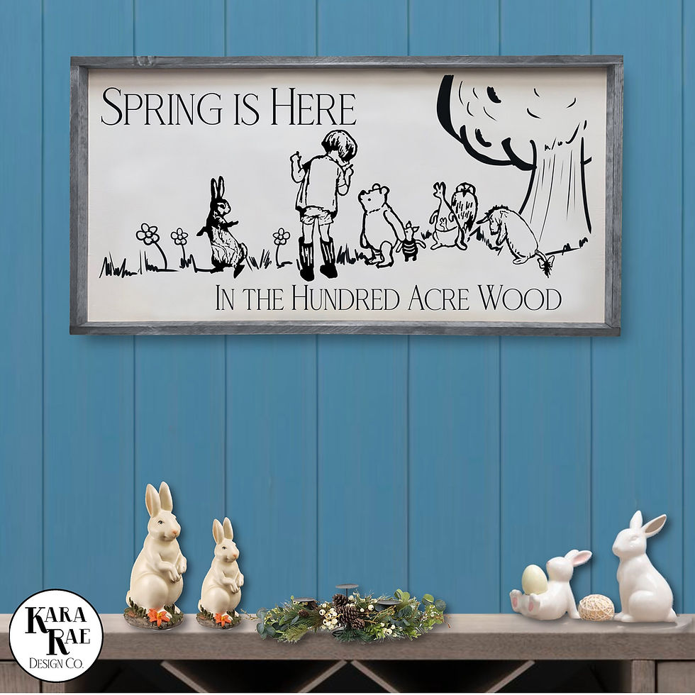 Thumbnail: Spring Is Here | Wood Sign | Spring Decor | Spring Sign