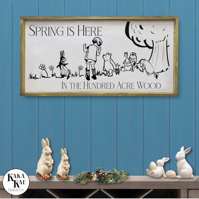 Thumbnail: Spring Is Here | Wood Sign | Spring Decor | Spring Sign
