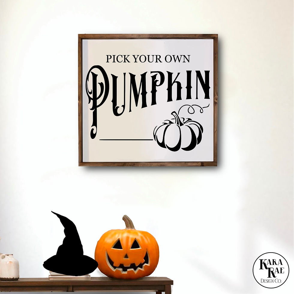 Pick Your Own Pumpkin | Wood Sign
