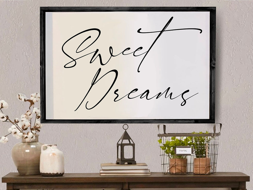 Thumbnail: Sweet Dreams | Wood Sign | Home Decor | Farmhouse Sign