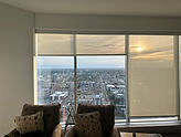 Living room sun screen blinds edmonton