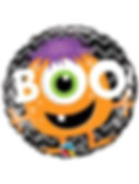 18" Boo Halloween Microfoil Balloon - Helium filled