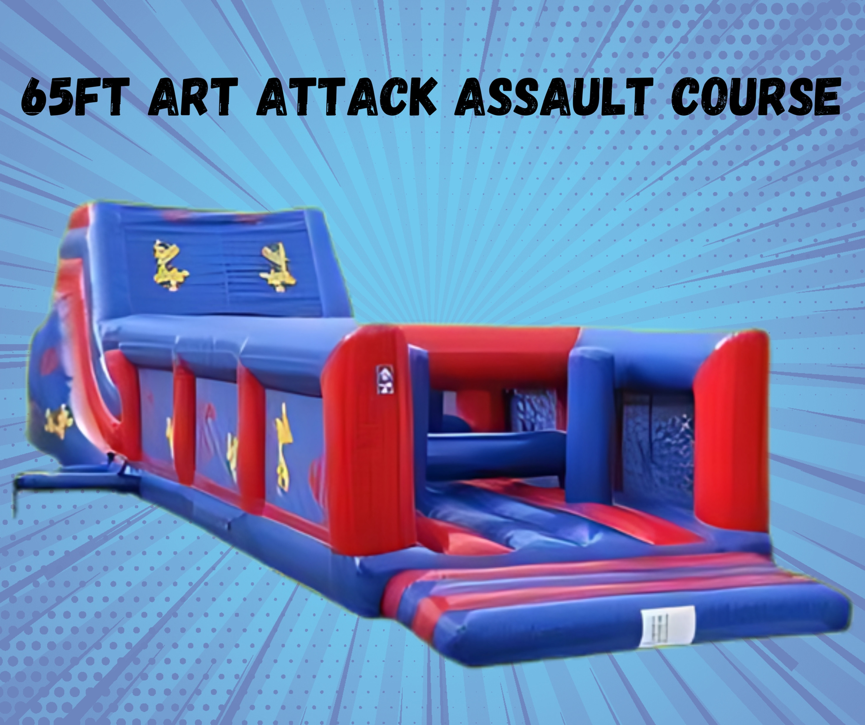 Assault Course Sign 65ft Art Attack Assault course 1599