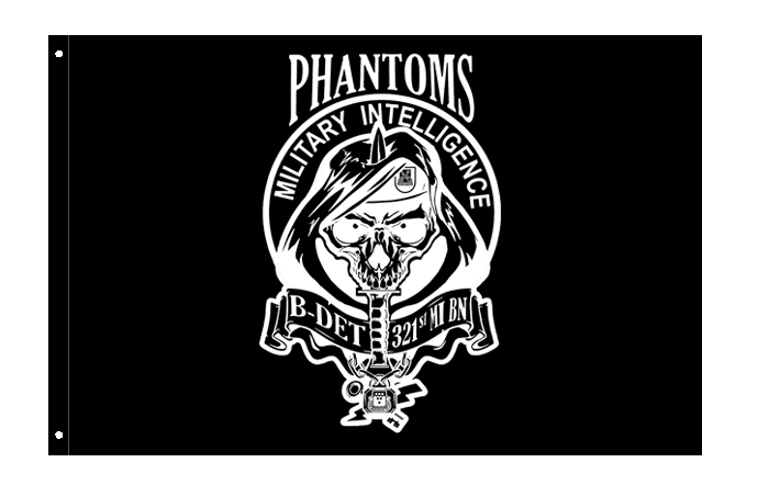 PHANTOMS Flag 36" X 60" (inches) SINGLE SIDE