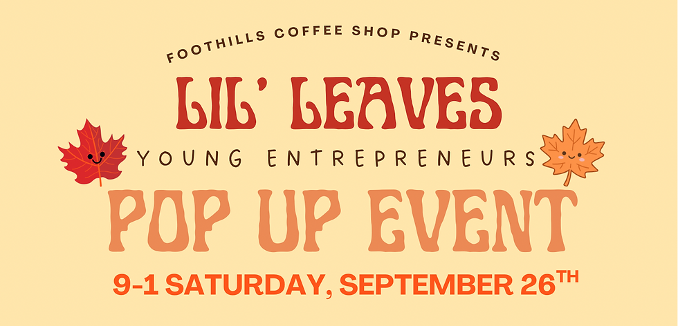 Lil' Leaves Pop-Up Event