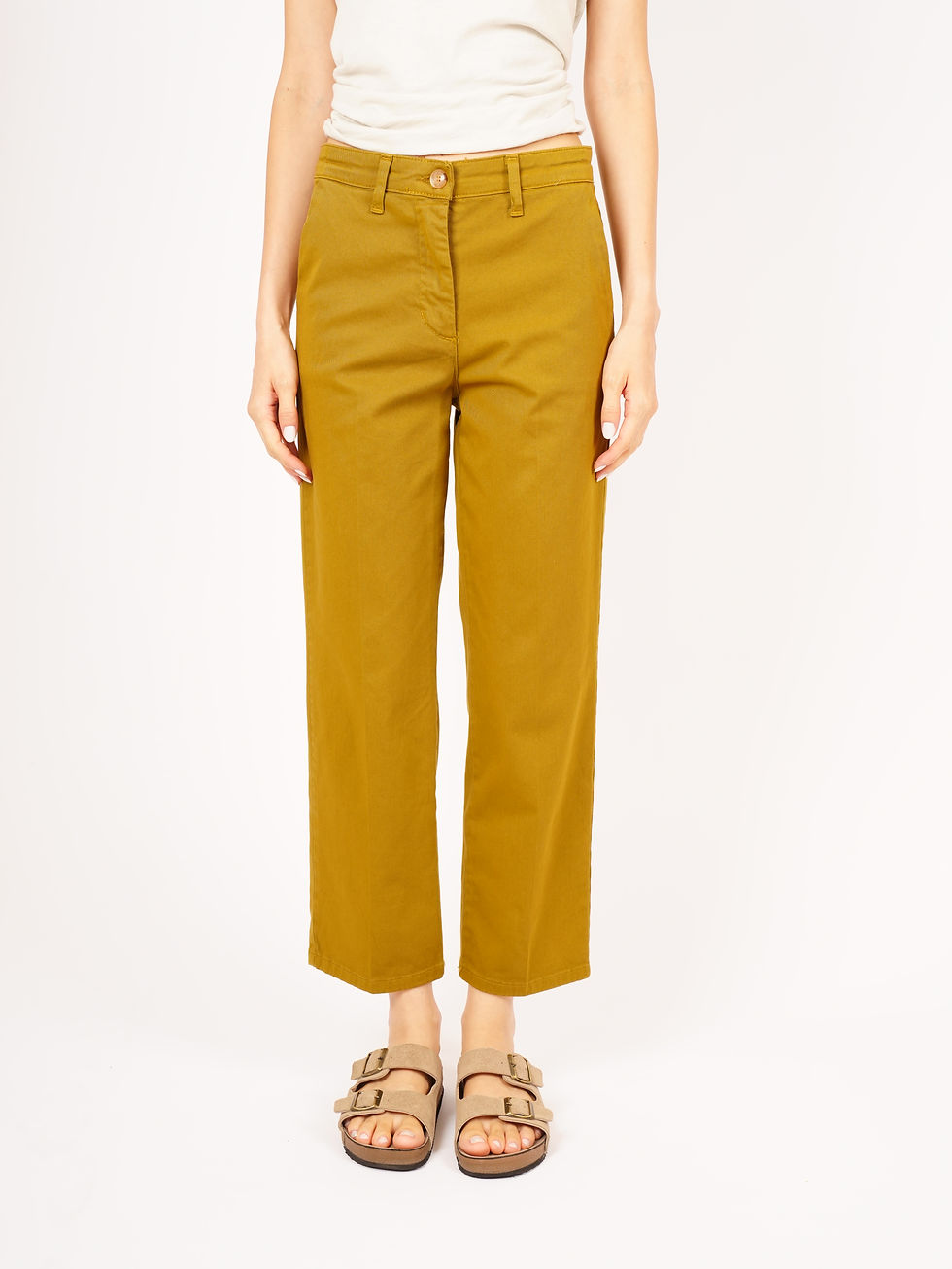 Thumbnail: Pantaloni dritti in cotone