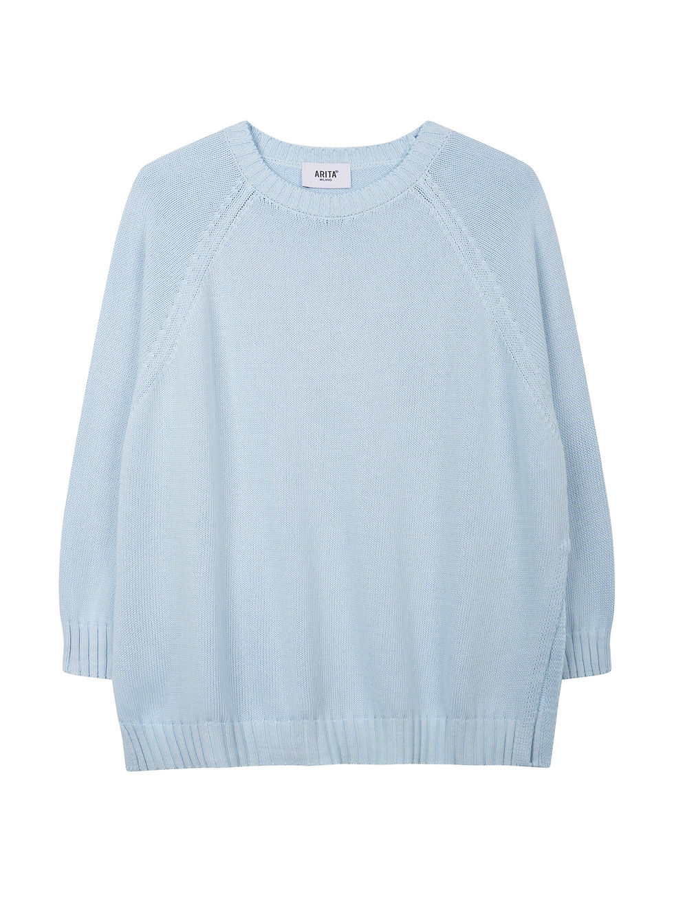 Miniatura: Maglia in cotone con spacchi laterali