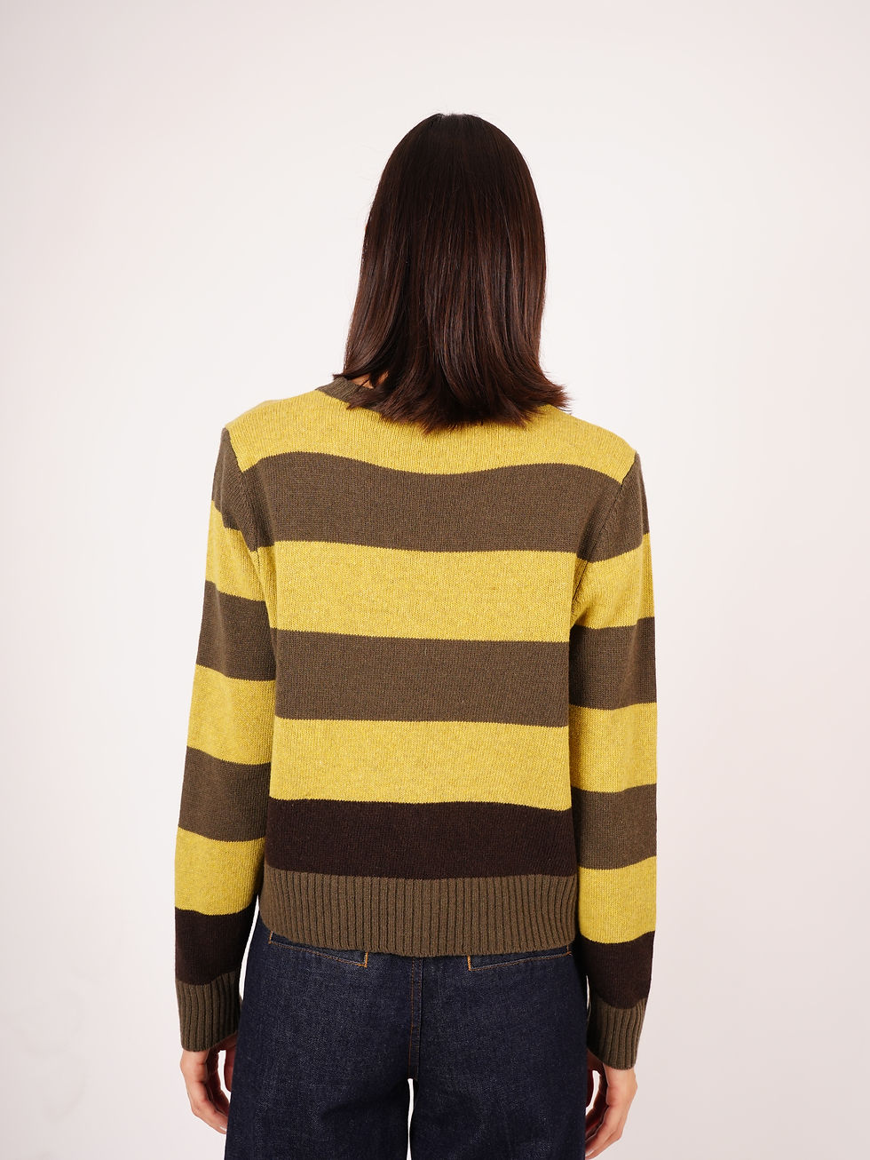Miniatura: Maglia girocollo a righe