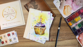 Behind the Brush: Painting the 2026 Cupcake Celebration Card