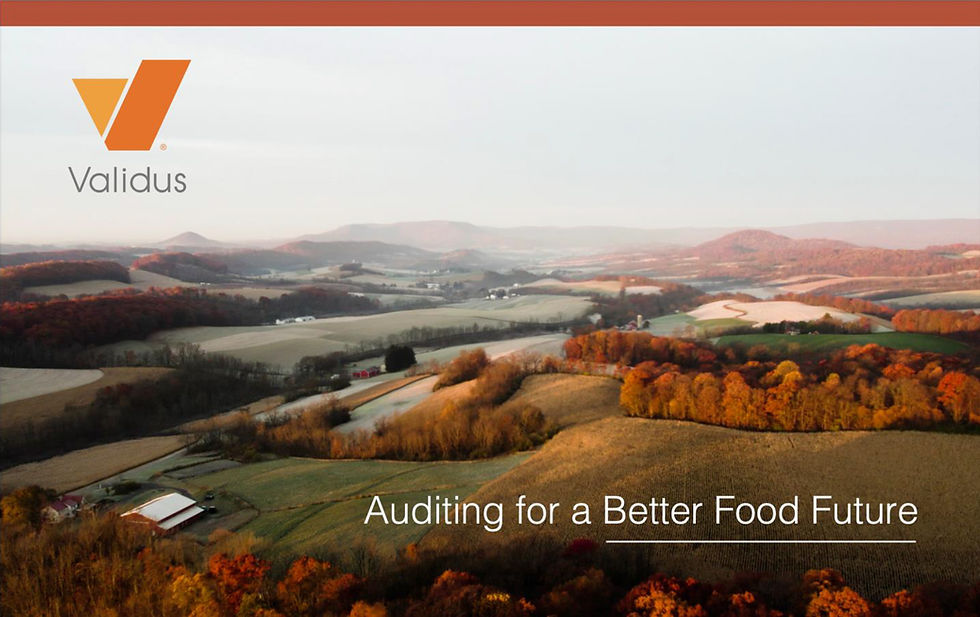 Auditing for a Better Food Future
