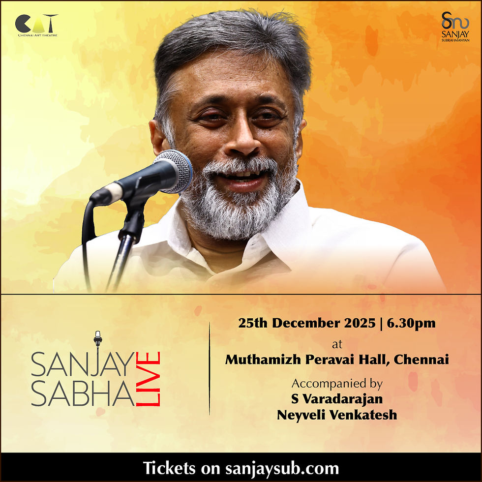 Chennai | Sanjay Sabha Live