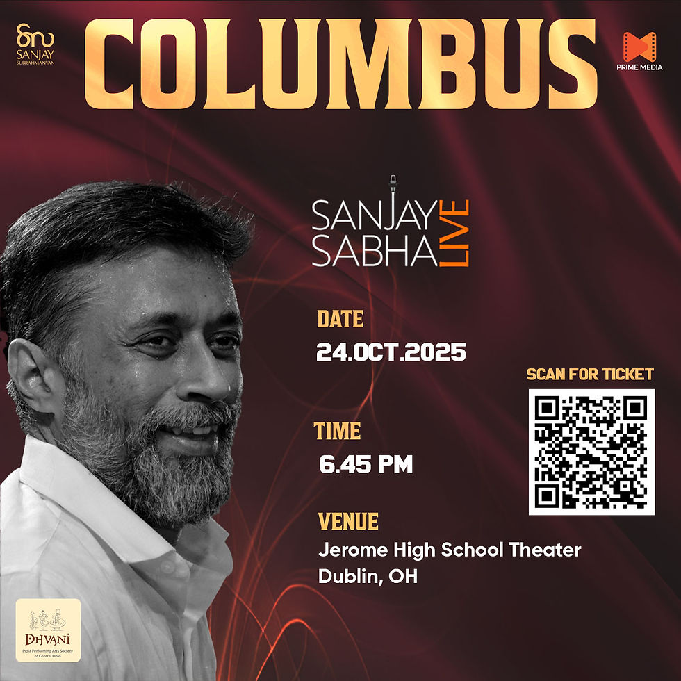 Columbus | Sanjay Sabha Live