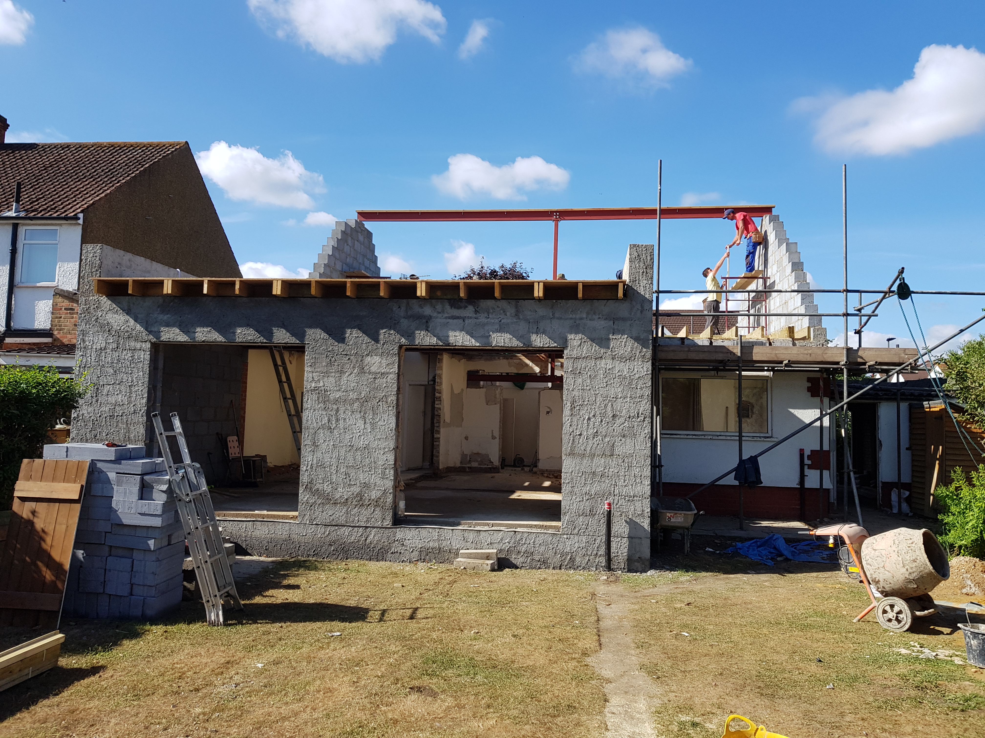 Property under construction.
