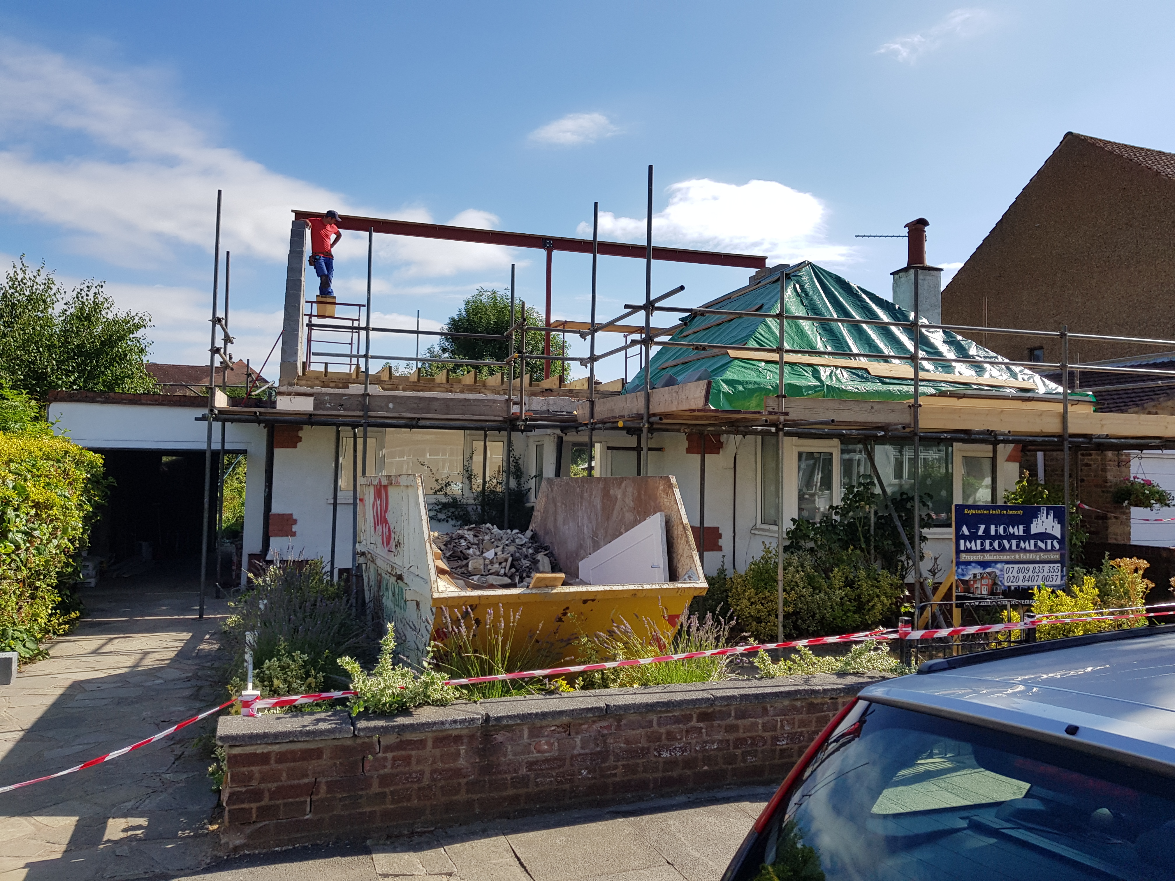 Property under construction.