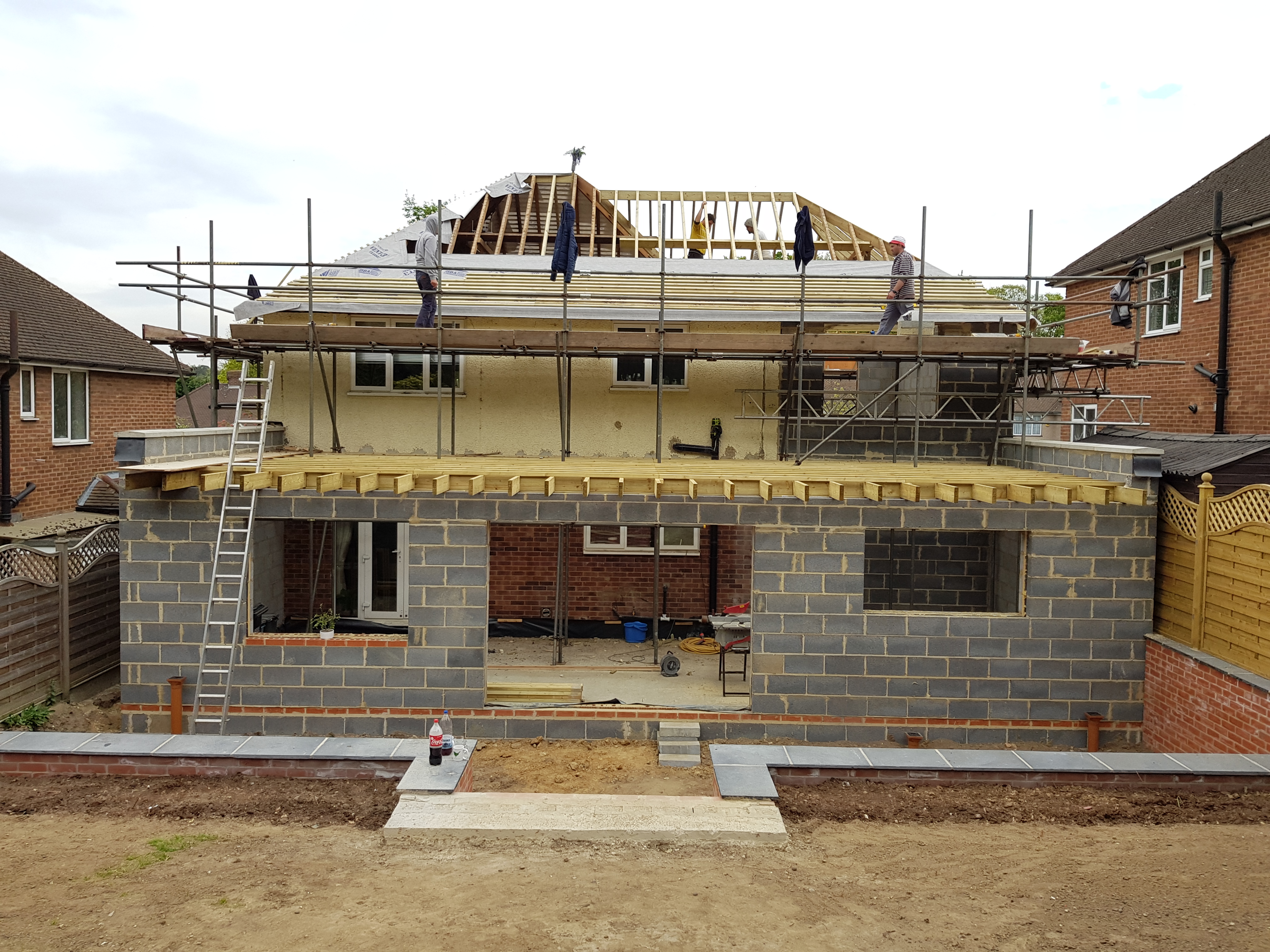Property under construction.