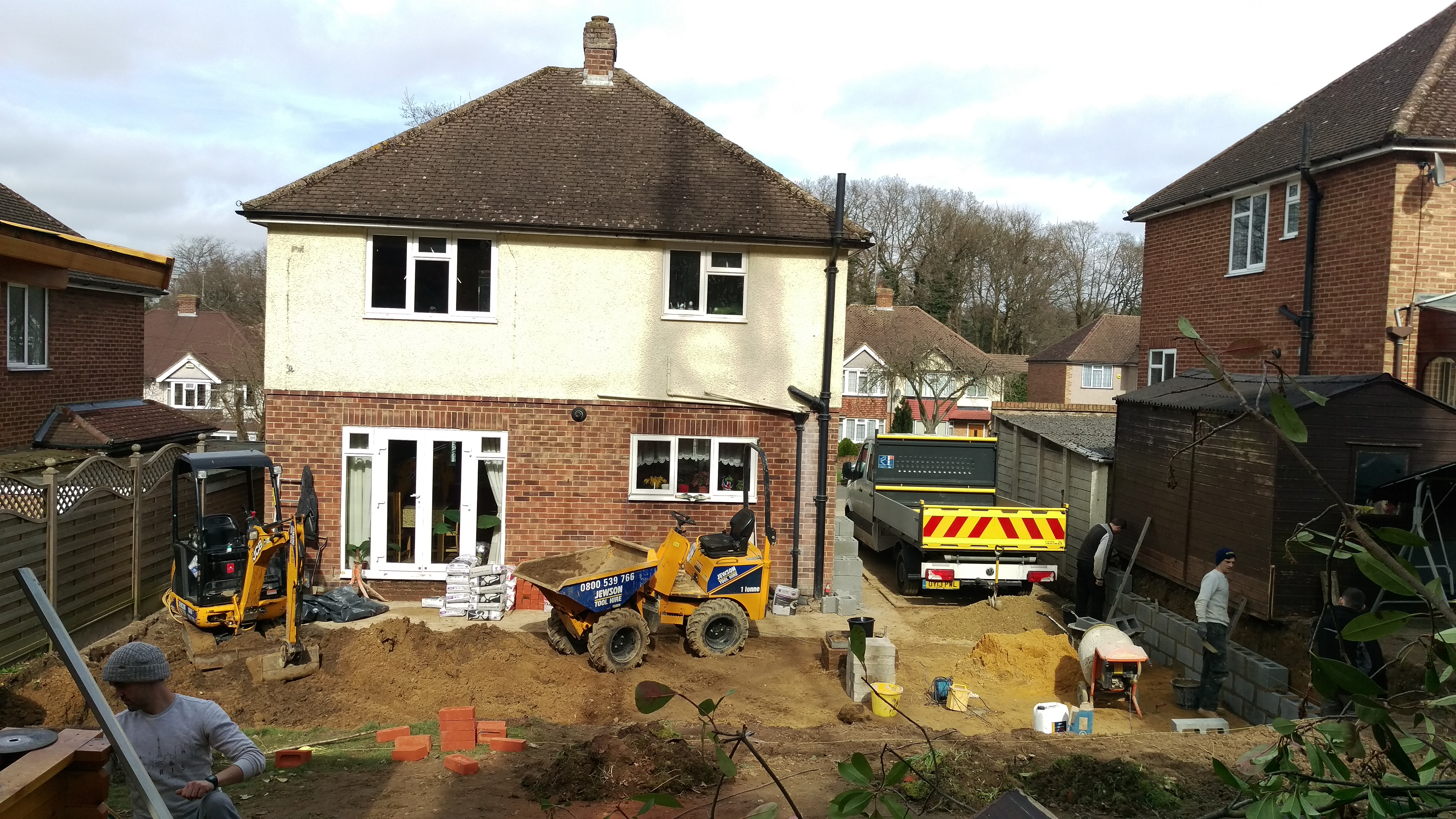 Property under construction.