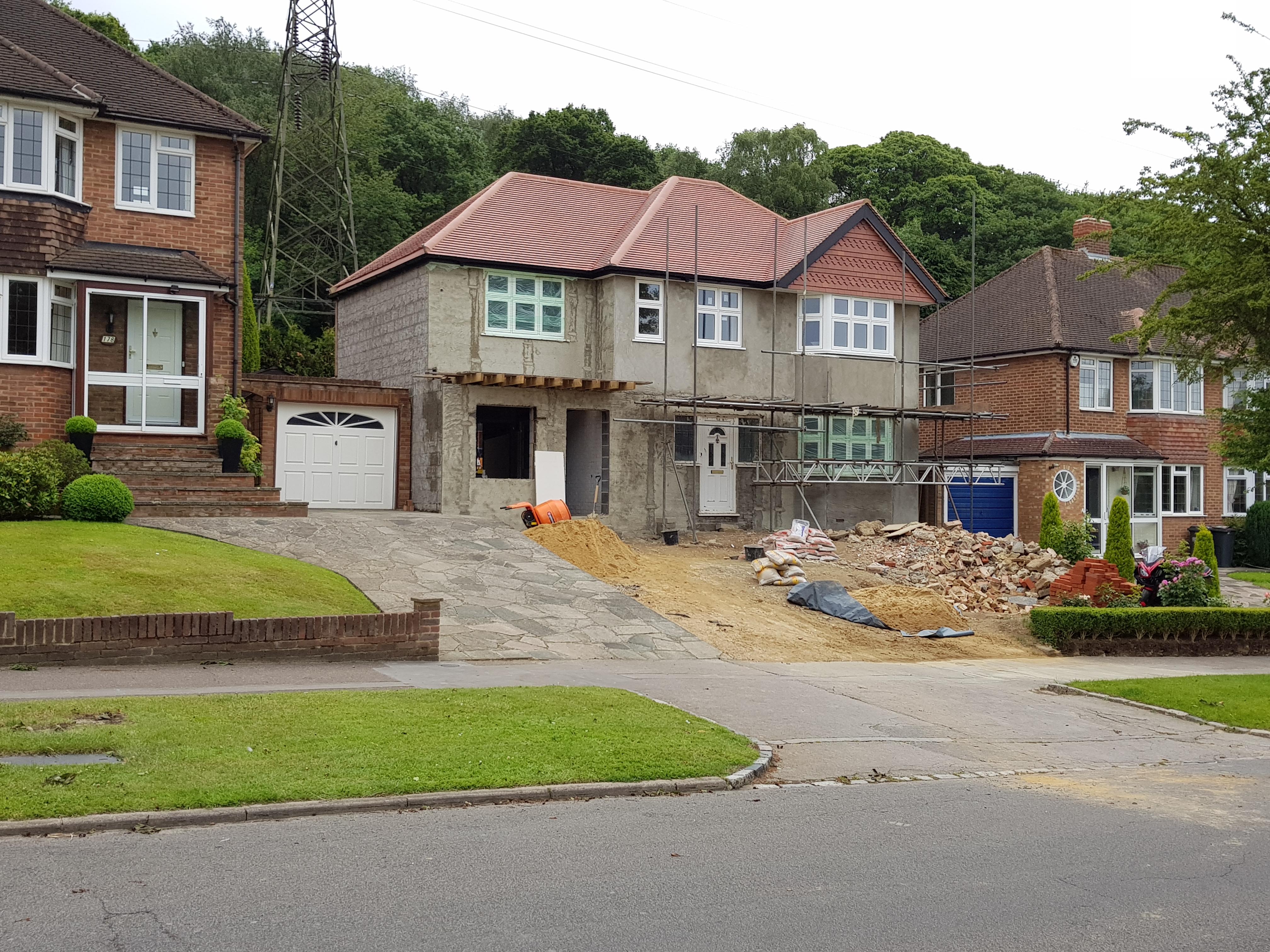 Property under construction.