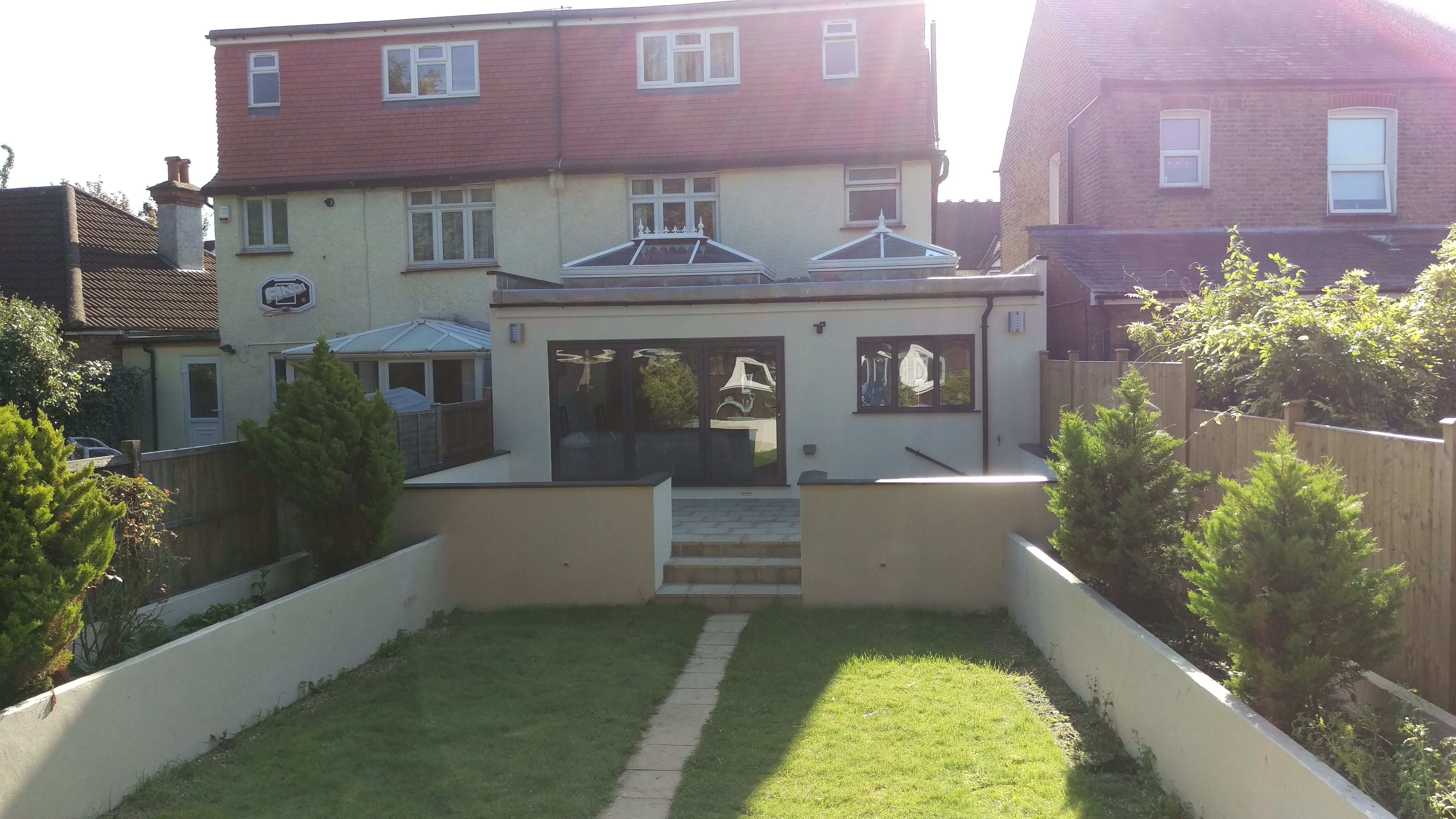 New rear extension in Hackbridge