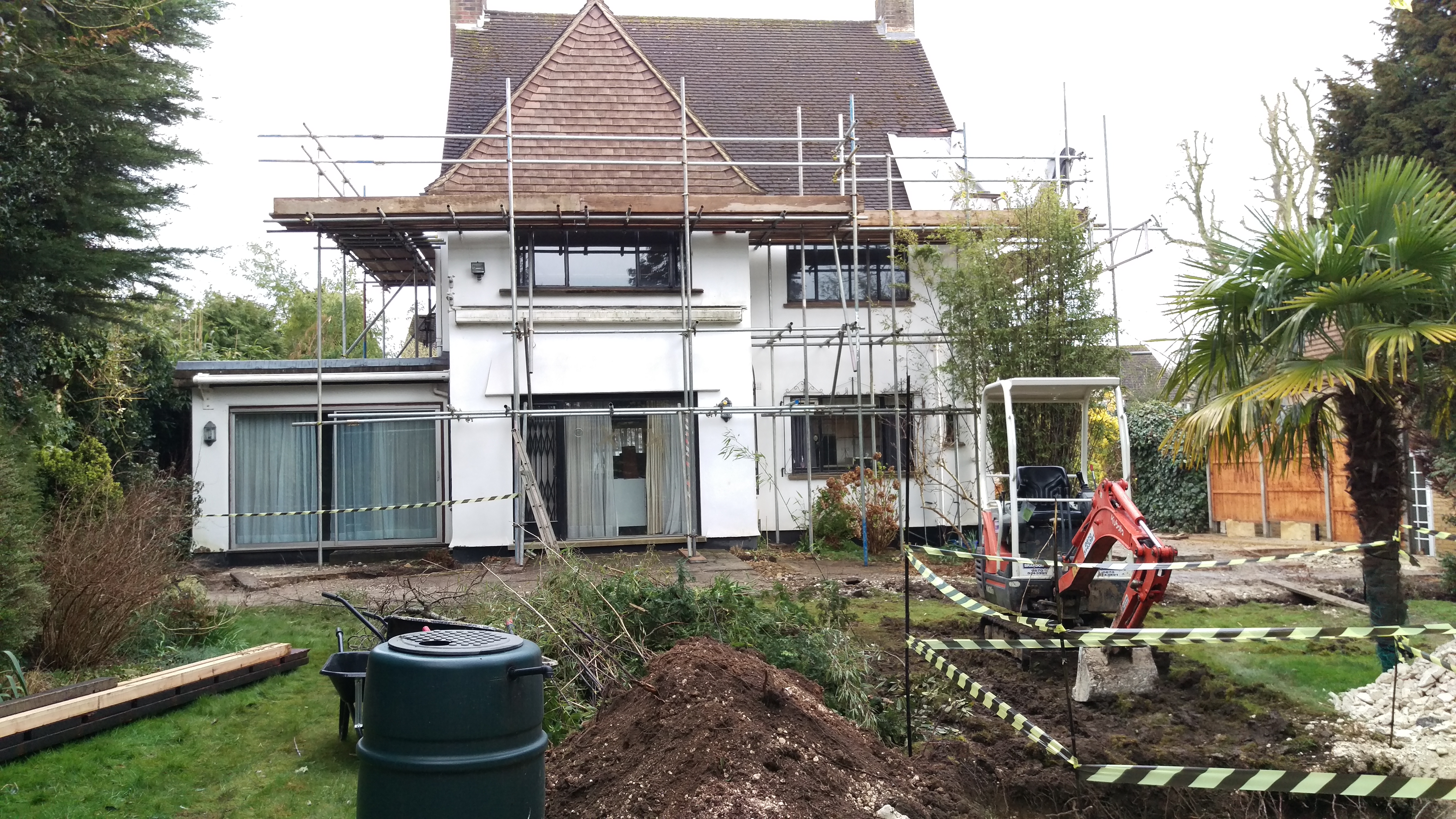 Existing house in Wallington.
