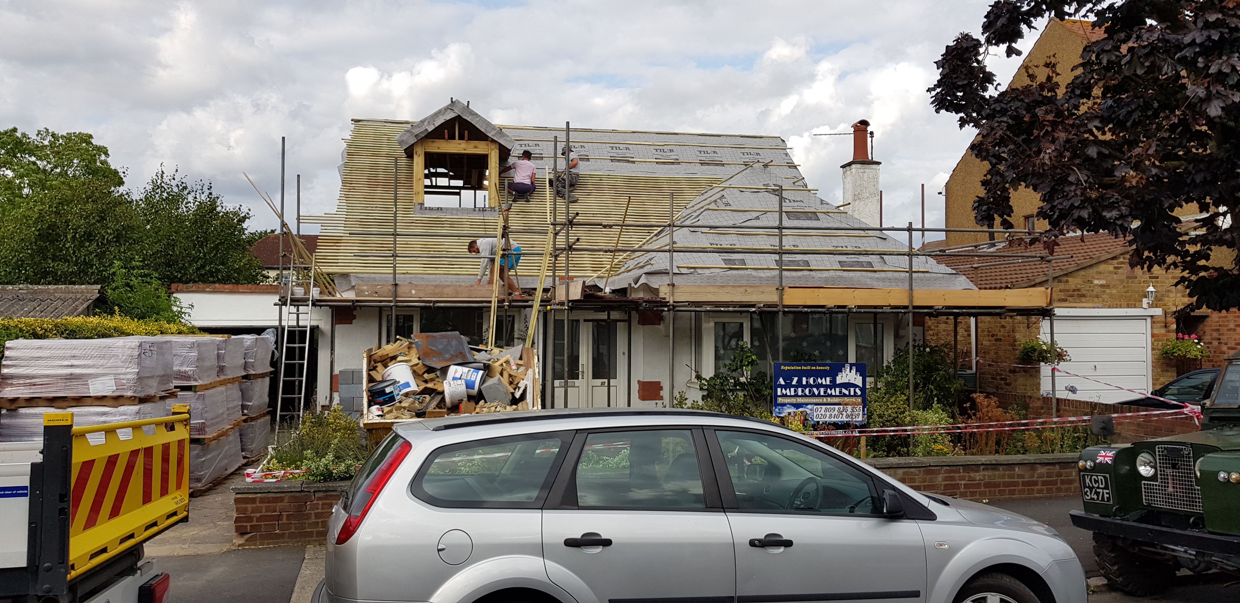 Property under construction.