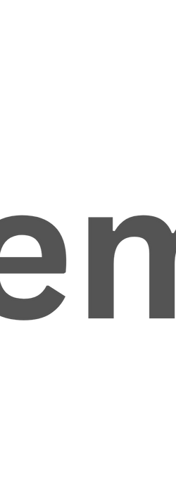 Logo with green shape next to the words Louren Logo on black background