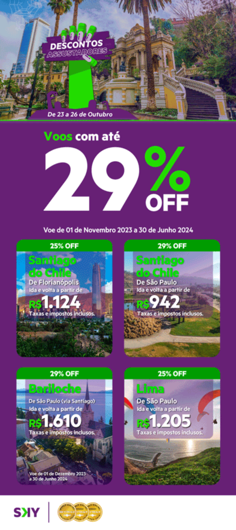 Descontos assustadores de até 29% OFF 😱