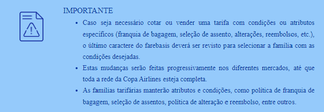 Copa Airlines com Transpac Consolidadora - Importante