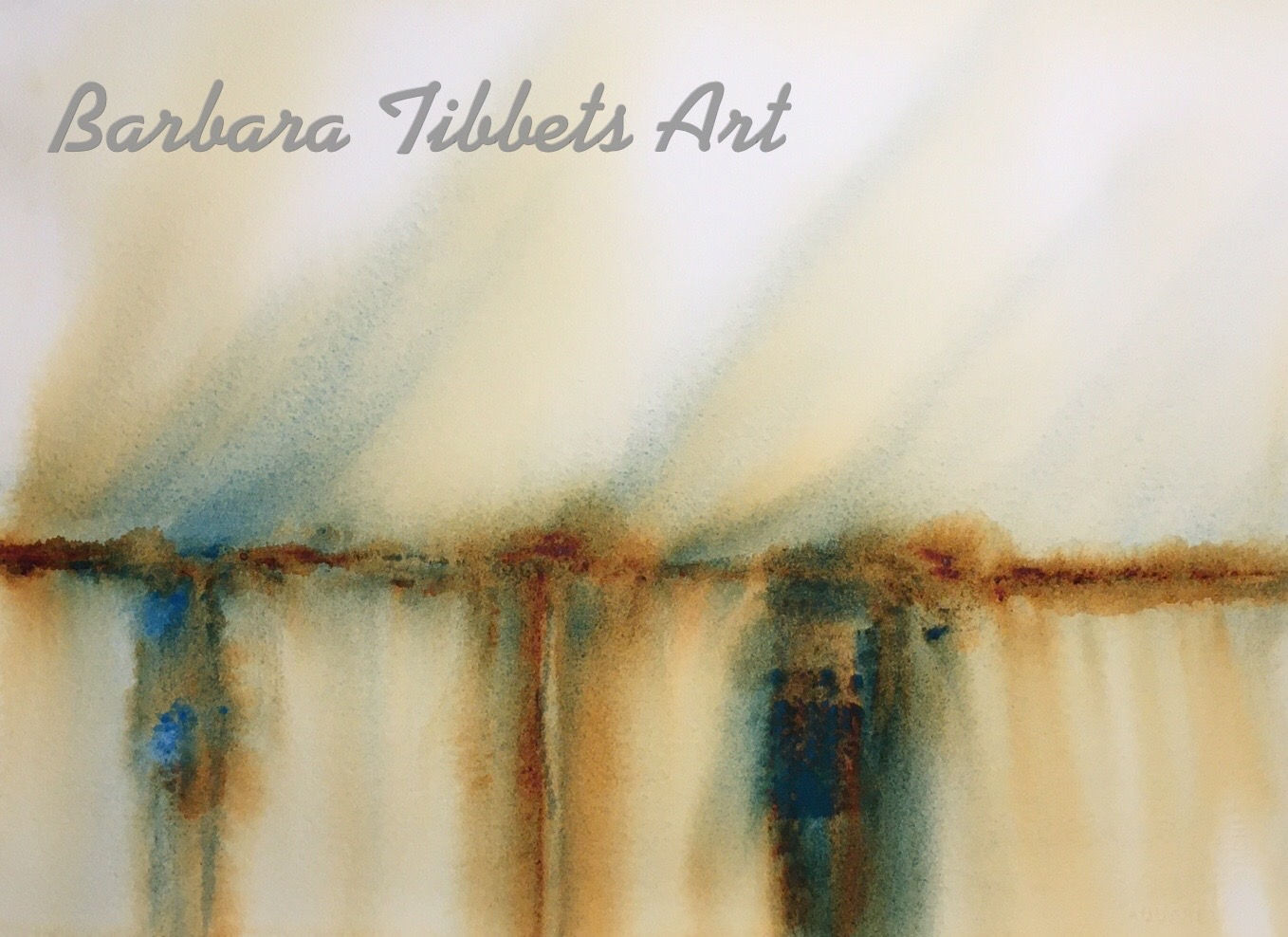 "The Underground"   11 x 15 inch  Original Watercolor on Paper