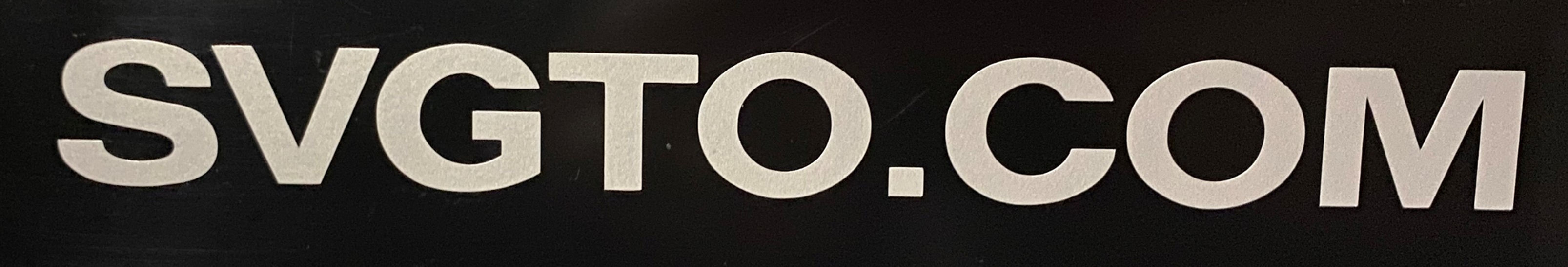 SVGTO Vinyl Sticker