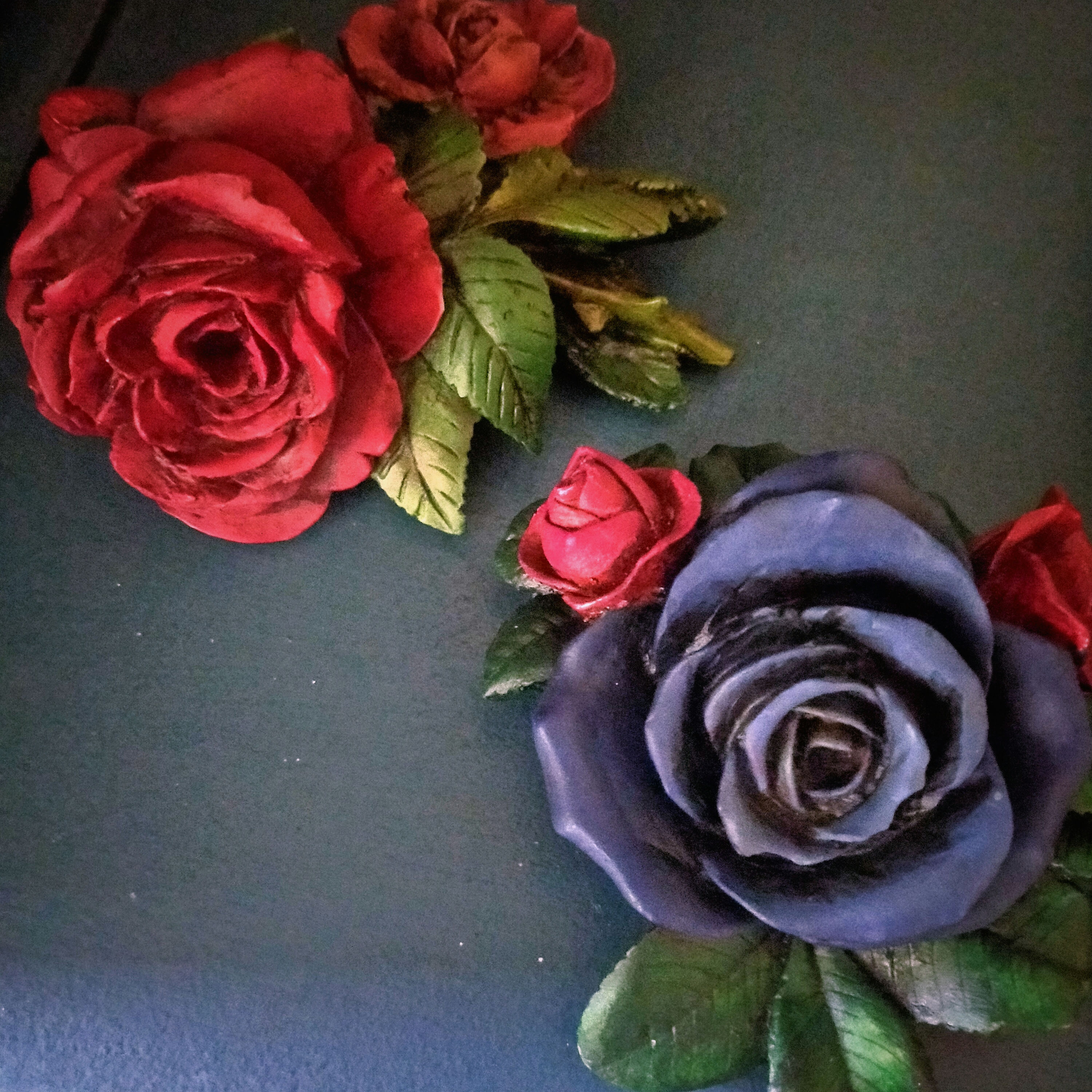 Pair: Rose Bouquets | Ornaments